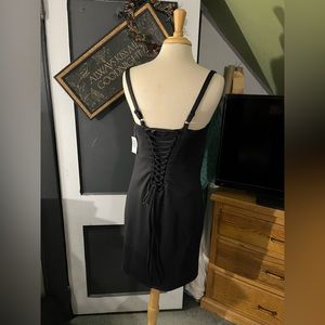 Torrid (NWT) size 1, 1X mini  lace up body con dress (torrid tub). Live:#37